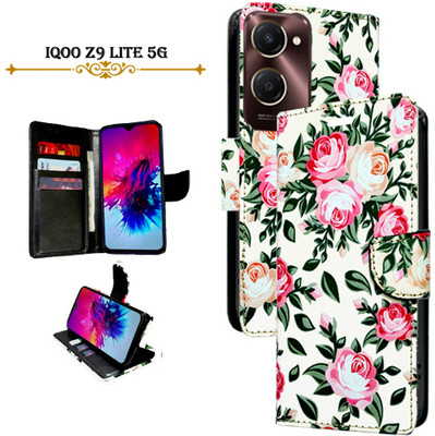 SALGO Flip Cover for IQOO Z9 Lite 5G(White, Pack of: 1)
