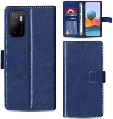 Kalua Mall Flip Cover for Poco M3 Pro flip cover | Poco M2103K19PG flip cover | Blue(Blue, Magnetic Case, Pack of: 1)