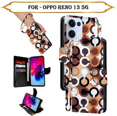 SALGO Flip Cover for OPPO Reno 13 5G(Multicolor, Pack of: 1)