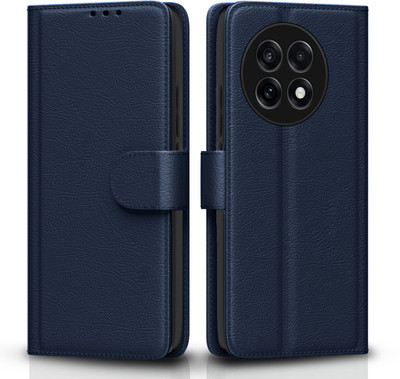 Pikkme Flip Cover for OnePlus 13R 5G(Blue)