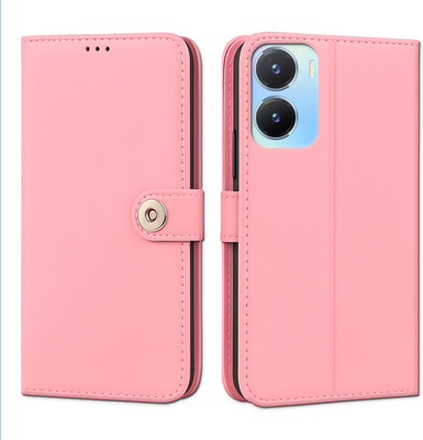 Digilett Flip Cover for vivo T2x 5G(Pink, Dual Protection, Pack of: 1)