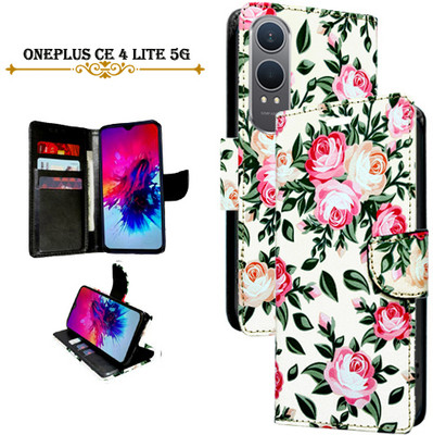 Mxkart Flip Cover for OnePlus CE 4 Lite 5G(White, Pack of: 1)
