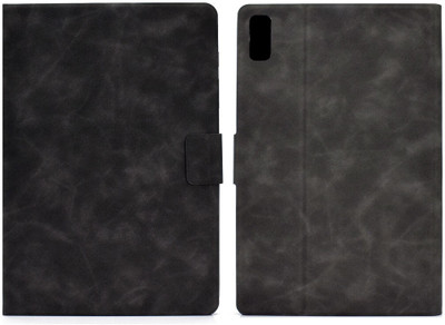 HITFIT Flip Cover for Lenovo Tab M9 9 inch(Black, Dual Protection, Pack of: 1)