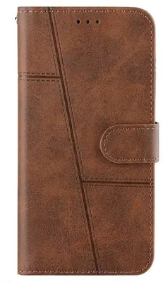 Zelfo Flip Cover for Oppo Reno11 (5G)(Brown, Pack of: 1)