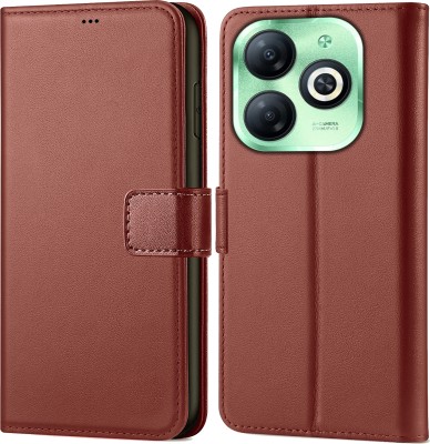 Roxel Flip Cover for Infinix Smart 8 Hd(Brown, Dual Protection, Pack of: 1)