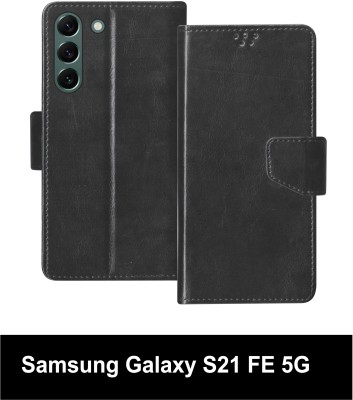 korumacase Flip Cover for Samsung Galaxy S21 FE 5G(Black, Shock Proof, Pack of: 1)