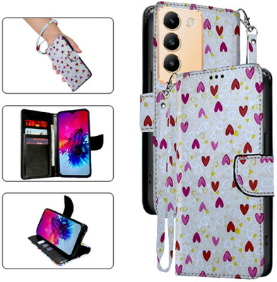 PARGO Flip Cover for Vivo T3 5G(White, Pack of: 1)