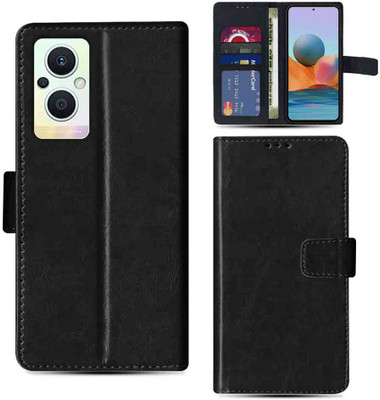 Kalua Mall Flip Cover for Oppo F21 Pro 5G pouch cover | Oppo CPH2341 pouch cover | Black(Black, Magnetic Case, Pack of: 1)