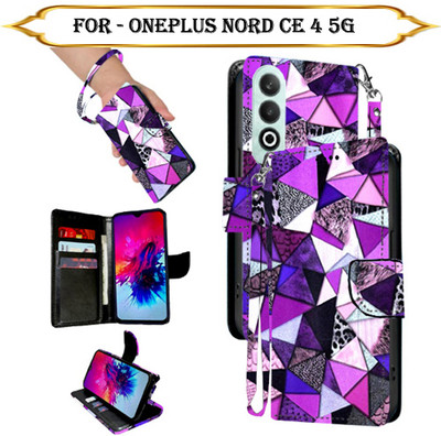 SALGO Flip Cover for OnePlus Nord CE 4 5G(Multicolor, Pack of: 1)