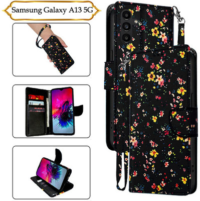 PARGO Flip Cover for Samsung A13 5G(Black, Pack of: 1)