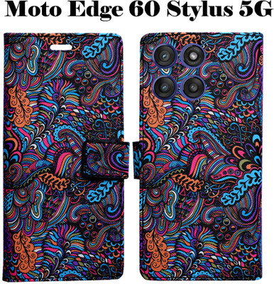 Mxkart Flip Cover for Moto Edge 60 Stylus 5G(Multicolor, Pack of: 1)