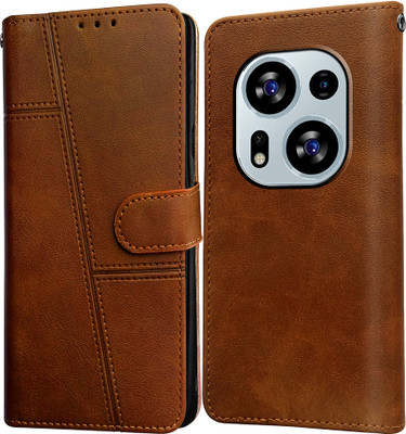 Flipkart SmartBuy Flip Cover for Tecno Phantom X2 5G(Brown, Pack of: 1)