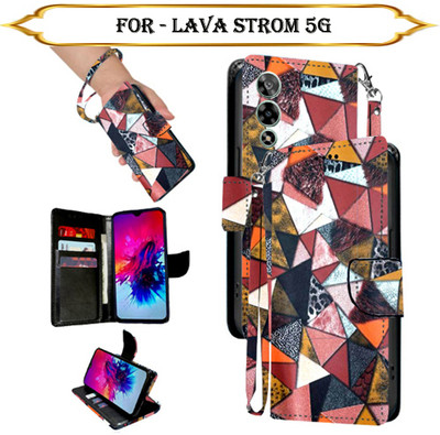 PARGO Flip Cover for Lava Strom 5G(Multicolor, Pack of: 1)