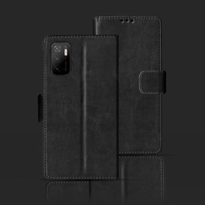 Kalua Mall Flip Cover for Poco M3 Pro(Black, Pack of: 1)