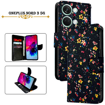 Cutemart Flip Cover for OnePlus Nord 3 5G(Black, Pack of: 1)