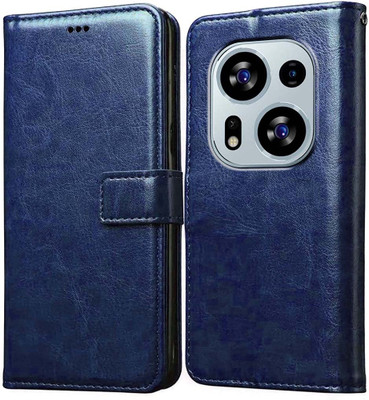 Casotec Flip Cover for Tecno Phantom X2 5G(Blue, Pack of: 1)