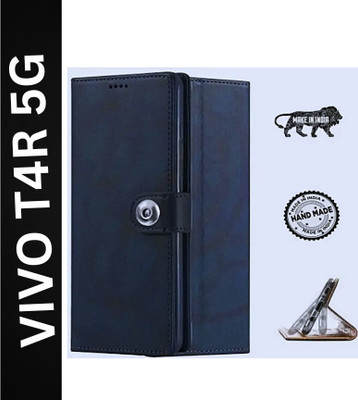 Aarnov Flip Cover for vivo T4R 5G,V2518(Blue, Pack of: 1)