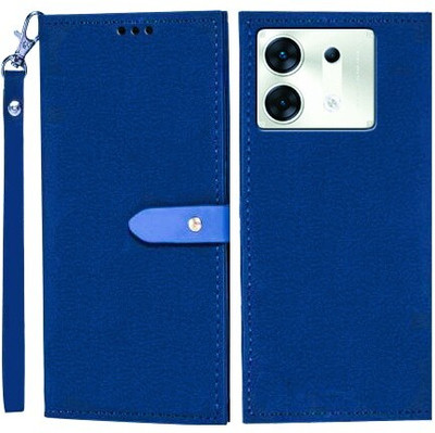 Wynhard Flip Cover for Infinix Zero 30 5G(Blue, Grip Case, Pack of: 1)