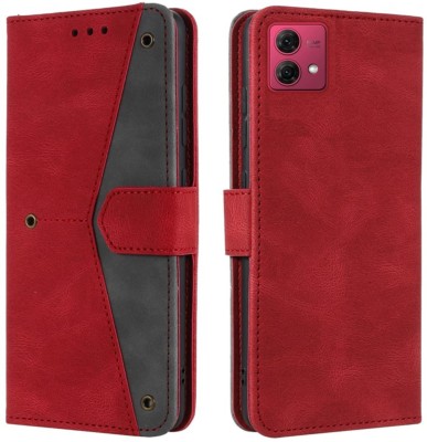 Urban Tech Flip Cover for Motorola Moto G84(Red, Grip Case, Pack of: 1)
