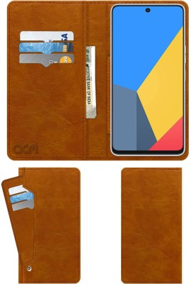 ACM Flip Cover for Tecno Camon 19 Pro Mondrian 2022(Gold, Cases with Holder, Pack of: 1)