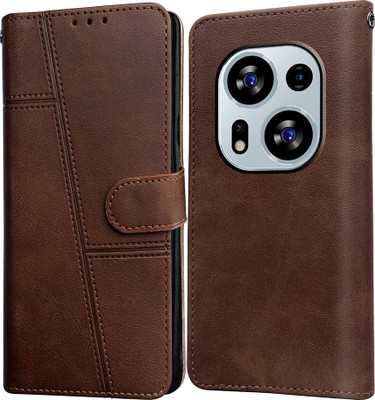 Flipkart SmartBuy Flip Cover for Tecno Phantom X2 5G(Brown, Pack of: 1)