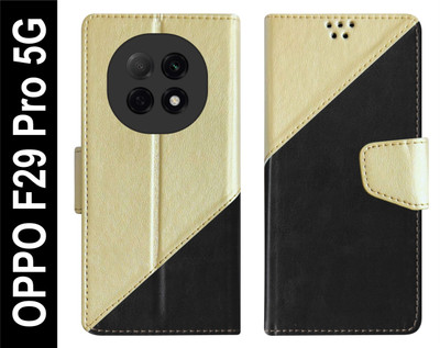 SBMS Flip Cover for OPPO F29 Pro 5G Back Cover Case with Magnatic Closure(Black, Shock Proof, Pack of: 1)