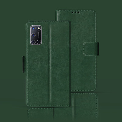 Kalua Mall Flip Cover for OPPO A52(Green, Pack of: 1)