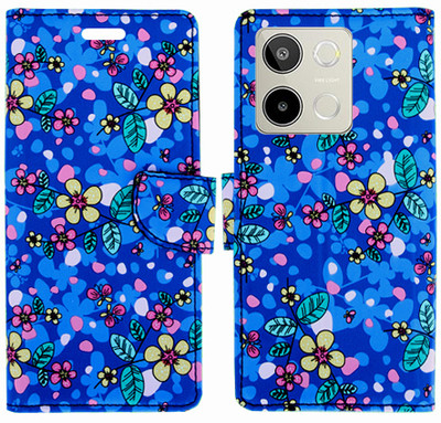 Shanno Enterprises Flip Cover for Lava Blaze 3 5G(Blue, Pack of: 1)