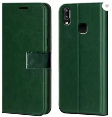 TIRUPATI Flip Cover for Vivo Y91 Y93 Y95, Premium Segment Exclusive Back Cover(Green, Dual Protection, Pack of: 1)