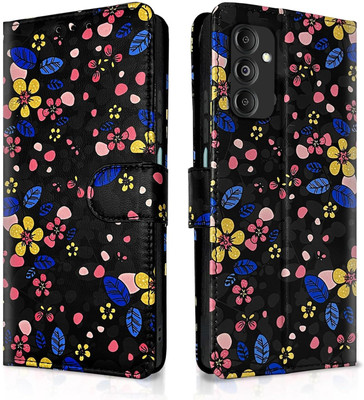 Pikkme Flip Cover for Samsung Galaxy M35 5G(Black, Cases with Holder, Pack of: 1)