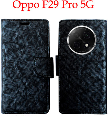 Toklot Flip Cover for Oppo F29 Pro 5G(Black, Pack of: 1)
