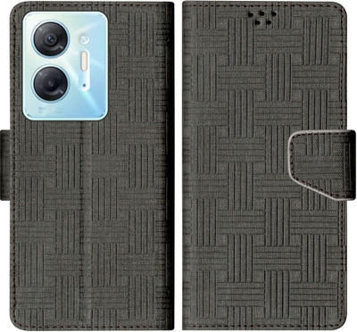 SBMS Flip Cover for Infinix Hot 30 5G(Black, Shock Proof, Pack of: 1)