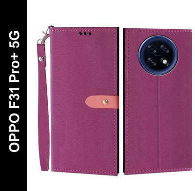 Wynhard Flip Cover for OPPO F31 Pro+ 5G(Pink, Grip Case, Pack of: 1)