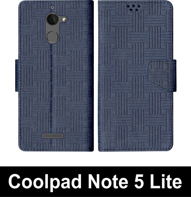 SScase Flip Cover for Coolpad Note 5 Lite(Blue, Shock Proof, Pack of: 1)