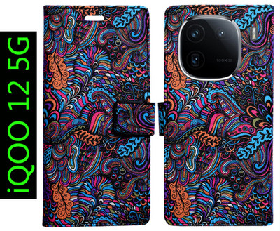 Toklot Flip Cover for iQOO 12 5G(Multicolor, Pack of: 1)
