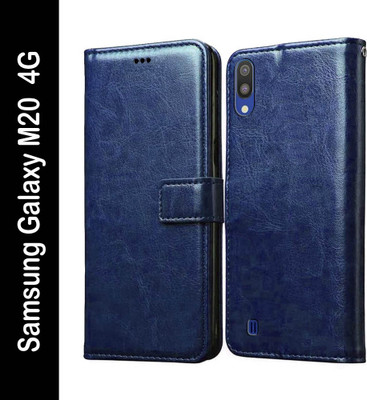 Casotec Flip Cover for Samsung Galaxy M10(Blue, Pack of: 1)