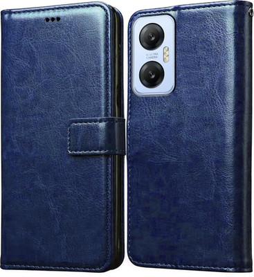 Casotec Flip Cover for Infinix Hot 20 5G(Blue, Pack of: 1)