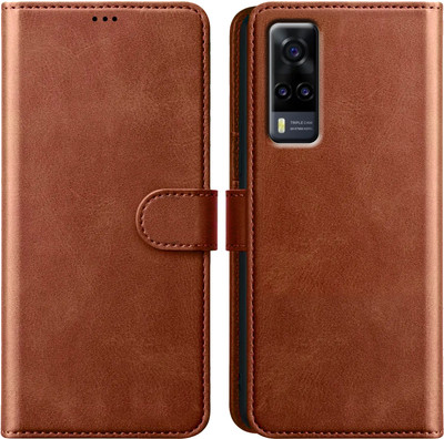Rofix star Back Cover for VIVO Y31 2020(Brown, Dual Protection, Pack of: 1)