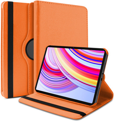 TGK Flip Cover for Redmi Pad Pro 5G 12.1 Inch Tablet(Orange, Dual Protection, Pack of: 1)