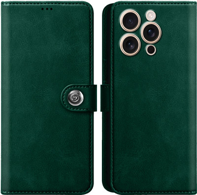 PikTrue Flip Cover for Apple IPhone 16 Pro(Green, Dual Protection, Pack of: 1)