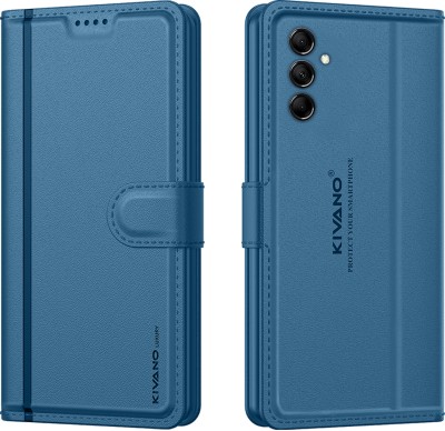 KIVANO LUXE Flip Cover for Samsung Galaxy M14 5G(Blue, Card Holder, Pack of: 1)