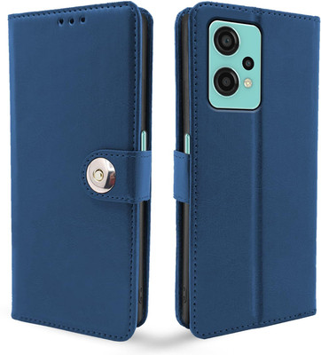 Pikkme Flip Cover for OnePlus Nord Ce 2 Lite 5G(Blue, Cases with Holder, Pack of: 1)
