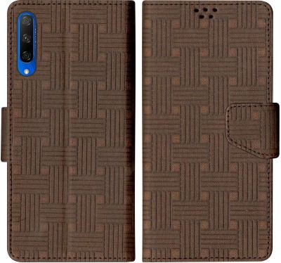 SBMS Flip Cover for Honor 9X Pro, HUAWEI Y9S(Brown, Shock Proof, Pack of: 1)