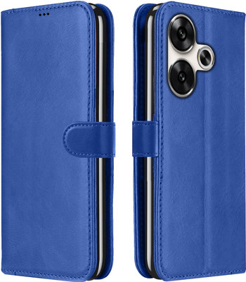 Roxel Flip Cover for Poco F6 5G(Blue, Dual Protection, Pack of: 1)