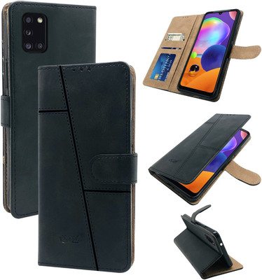 Kosher Traders Flip Cover for Vivo V40 5G ( Leather Magnetic Flip Wallet Case )(Black, Card Holder)