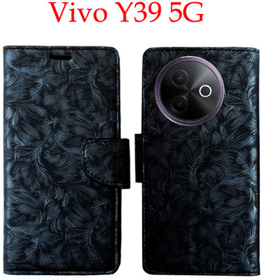 Toklot Flip Cover for Vivo Y39 5G(Black, Pack of: 1)