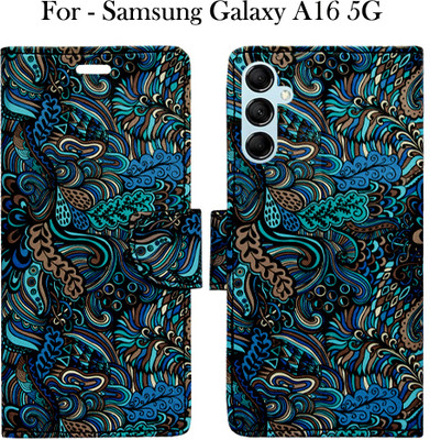 Toklot Flip Cover for Samsung Galaxy A16 5G(Blue, Pack of: 1)