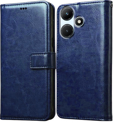 Casotec Flip Cover for Infinix Hot 30i 4G(Blue, Pack of: 1)