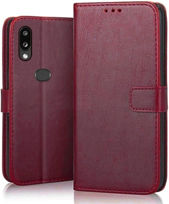 GoPerfect Flip Cover for Vivo V9(Red, Dual Protection, Pack of: 1)