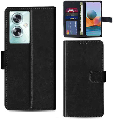 Kalua Mall Flip Cover for Oppo A79 5G pouch cover | Oppo CPH2553 pouch cover | Black(Black, Magnetic Case, Pack of: 1)
